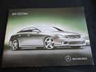 2011 Mercedes Benz Cls-Class Catalog Cls550 550 W219 Coupe Brochure Cls63 Amg