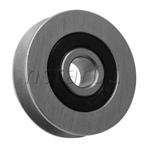 5x1,3cm Eisenlager Stahlseilrolle Rad U Typ Umlenkrolle Tragfähigkeit 512kg - Bild 1 von 7