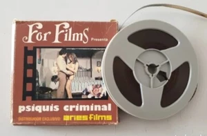 SUPER 8 PSIQUIS CRIMINAL Spain 1977 ULTRA RAREZA Erotica Crimen Aries Film UNICA - Imagen 1 de 6