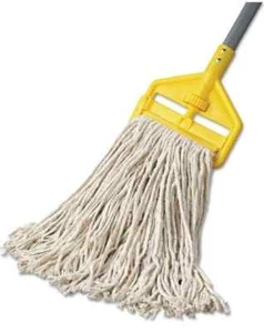 (6)Narrow Band Cotton Mop Head, #24, White - Picture 1 of 1