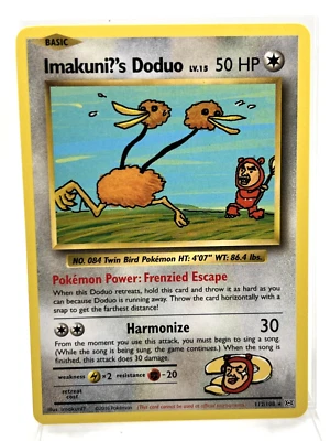 Imakuni?'s Doduo 112/108 Pokémon Card  XY Evolutions 2016 LP Secret Rare - Image 1 of 2