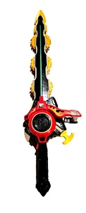 Power Rangers Ninja Steel Master Blade Chainsaw Sword Star Saw Bandai Sword - Foto 1 di 10