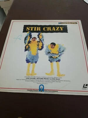 Stir Crazy Laserdisc Gene Wilder Richard Pryor Vintage Untested Foto 1 de 4