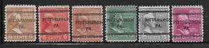 Pennsylvania Precancels - Pittsburgh 243 - 6 Prexie DLEs - Picture 1 of 1