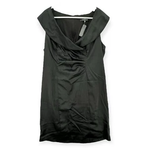 NWT Onyx Nite Wendye Chaitin Dress Womens 18W Black Short Party Evening USA - Picture 1 of 8