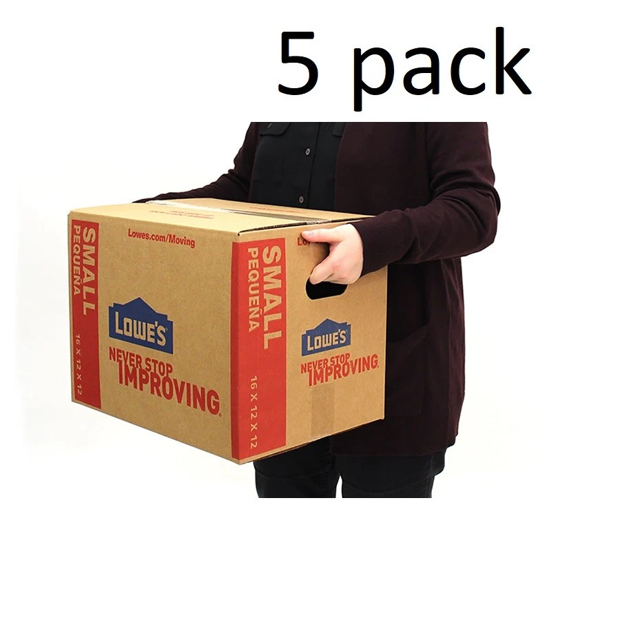 Small CARDBOARD BOXES 16" x 12" STORAGE MOVING SHIPPING PACKING MAIL PACK OF 5 - Image 1 of 4