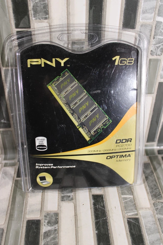 PNY PC2700 1 GB SO-DIMM 333 MHz DDR Memory (MN1024SD1-333) - Image 1 of 3