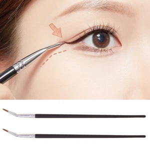 Waterproof Eyeliner Horizontal Silkworm Eye Brow Eyebrow Brush Makeup Tools US - Picture 1 of 13