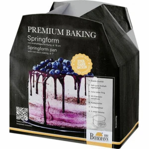 Birkmann Premium Baking Springform Hoher Rand Form Kuchenform Edelstahl 18 cm - Bild 1 von 2