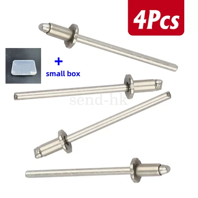 4 piezas remaches de tablero de acero inoxidable para GM Ford Chrysler AMC VIN etiqueta de puerta Foto 1 de 4