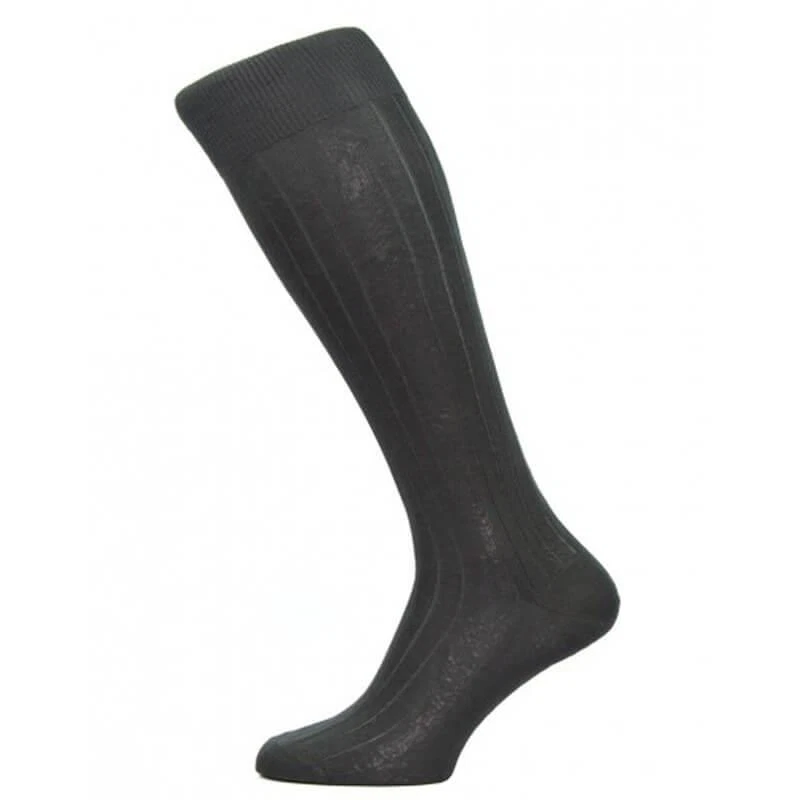 Pantherella Asberley Silk Knee High Mens Socks - Image 1 of 1