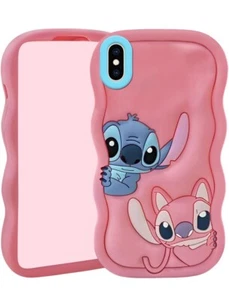 oqpa für iPhone Xs Max Lilo & Stitch Soft Case 6,5" - Cartoon Figur - Neu - Bild 1 von 8