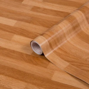 Butcher Block Wood Adhesive Sticky Vinyl Furniture Wrap - 90cm wide x 1m-15m - Picture 1 of 3