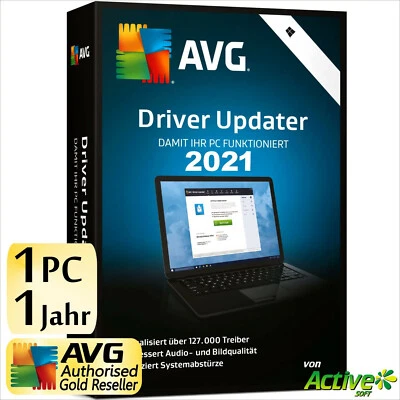 AVG Driver Updater 2026 1 PC 1 Jahr | VOLLVERSION / Upgrade | Treiber DE-Lizenz - Image 1 of 2