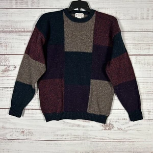 Vintage Orvis mehrfarbiger Pullover Strickpullover Gr. XL Colorblock Hong Kong - Bild 1 von 9
