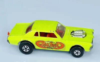 Matchbox Lesney SUPERFAST No.62 Mercury Cougar Dragster 1970 Rat Rod Diecast Foto 1 de 4