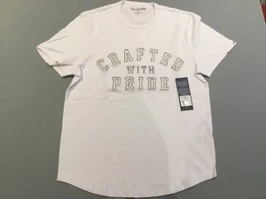 TRUE RELIGION MEN CRATED W PRIDE APPLIQUÉ T-SHIRT WHITE M41012T036 NWT M $79 - Picture 1 of 4