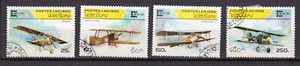 Laos 1996 avions anciens série de 4 timbres oblitérés /TE4332c - Picture 1 of 1