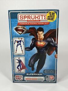 Superman Action Figure Model Kit SpruKits DC Comics Man of Steel Level 2 Bandai