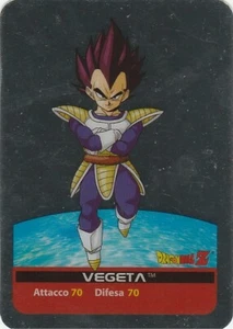 Lamincards Dragon Ball Z Edibas Serie Argento VEGETA N 51 ARGENTATA - Imagen 1 de 2