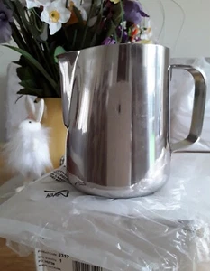 Olympia Water/Milk Jug 570ml (20oz ) Stainless Steel - New - Picture 1 of 3