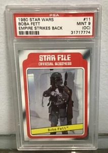 1980 Topps Star Wars #11 Boba Fett PSA 9 Mint Empire Strikes Back - Picture 1 of 2