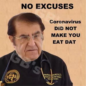 Dr. Now Kitchen Refrigerator Magnet-NO EXCUSES - Picture 1 of 1