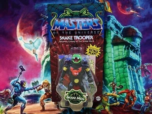 2022 Mattel Masters of the Universe Origins Snake Men Trooper 6" Figure MOC - Picture 1 of 9
