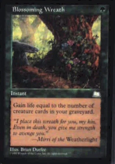 Blossoming Wreath - Weatherlight: #120, Magic: The Gathering Lp R112 - Image 1 of 1