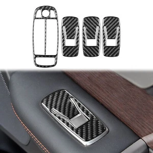 Borde elevador de ventana de fibra de carbono real para Jaguar XF 2008-2011 - Imagen 1 de 10