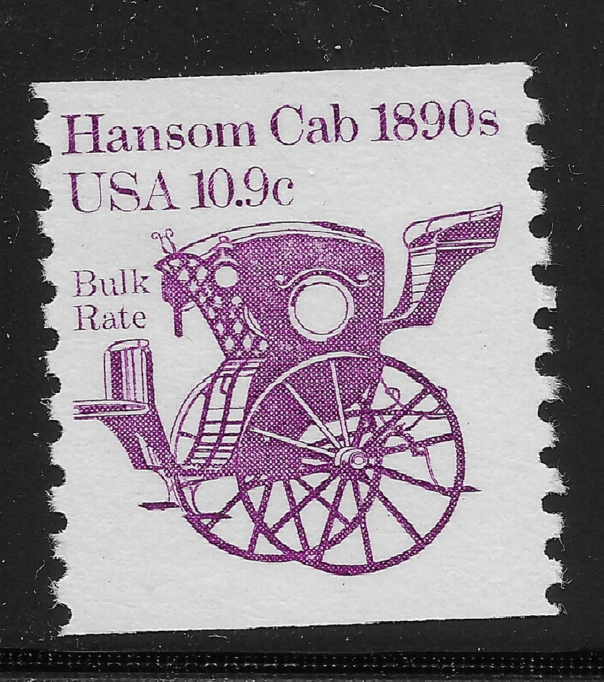 US Scott #1904, Single 1982 Hansom Cab 10.9c VF MNH - Image 1 of 1