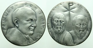 Medaglia Papa Paolo VI - S. Pietro e S. Paolo 1967 - Ag mm44 - Picture 1 of 1