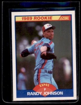 1989 Score #645 Randy Johnson RC - Image 1 of 2