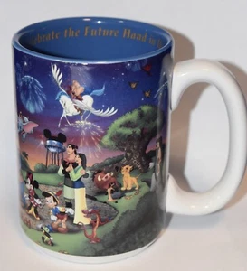 Disney World 2000 16oz Large Coffee Mug “Celebrate the Future” - Picture 1 of 6
