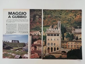 Clipping Ritaglio Articolo 1969 Maggio a Gubbio Città dei Paesaggi Incantati - Bild 1 von 2