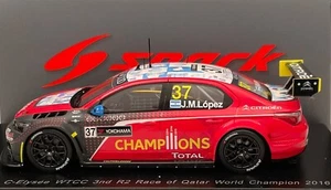 Citroen C-Elysee WTCC N 37 3rd R2 Race of F Qatar 2016 1/43 Spark - Foto 1 di 7