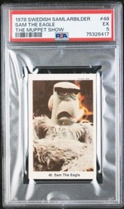 1978 Swedish Samlarsaker Muppet Show Sam the Eagle PSA 5 