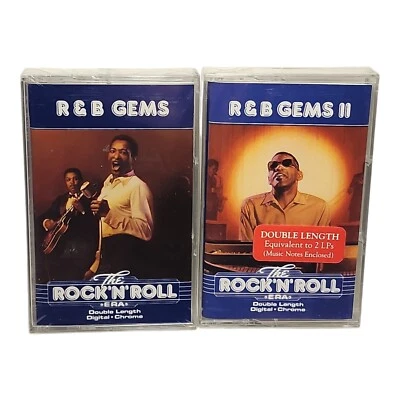 R & B Gems 1 & II Cassette Tapes 1990s, Time Life Rock ‘n’ Roll Era New Sealed - Image 1 of 4