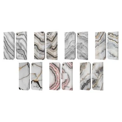 NATURE MAGICK METAMORPHIC MARBLE LEATHER BOOK CASE FOR APPLE iPOD TOUCH MP3 - Image 1 of 4