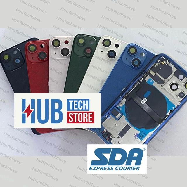 BACK COVER SCOCCA POSTERIORE COMPLETA+FRAME+FLAT+TELAIO PER IPHONE 13 - 13 MINI - Imagen 1 de 1