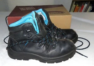 Avenger Women's A7673 Black Framer Soft Toe Work Boots Size 8 Medium - Picture 1 of 4