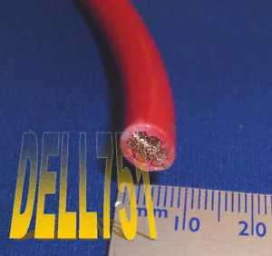 16mmq CAVO AUTO ROSSO 110 ampere (3 MTRS) - Foto 1 di 1