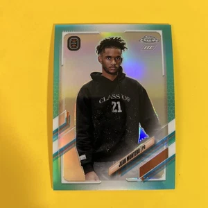 🐶 2021-22 Topps Chrome Overtime Elite #79 Jean Montero Aqua Wave /199 - Picture 1 of 2