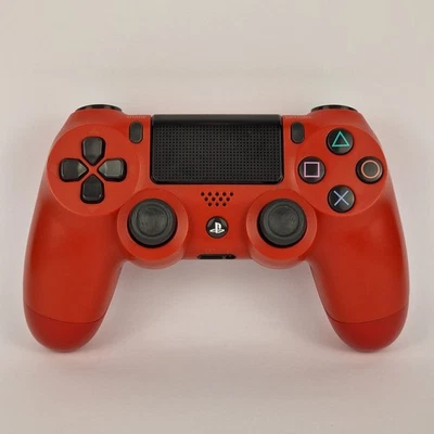 CONTROLLER PS4 ROSSO ORIGINALE FUNZIONANTE DUALSHOCK 4 V2 PER SONY PLAYSTATION 4 - Immagine 1 di 4