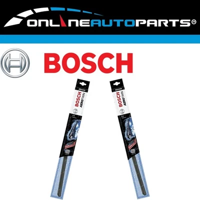 Front Pair Bosch Aerotwin Wiper Blades for Commodore VU VX VY VZ Sedan Wagon Ute - Image 1 of 4