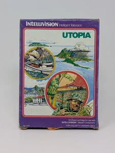 Utopia (Intellivision, 1981) - CIB Complete - Picture 1 of 7