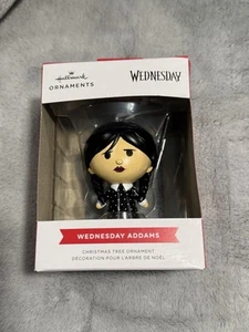 Hallmark Red Box Wednesday Addams Family Christmas Tree Ornament Adam’s - Picture 1 of 2