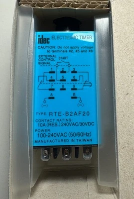 IDEC Electronic Timer RTE-B2AF20 - Image 1 of 2