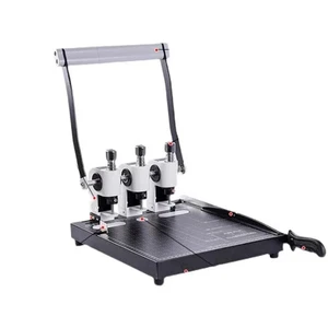 Heavy-Duty Three-Hole Binding Machine with Cutting and Punching Capabilities - Picture 1 of 24