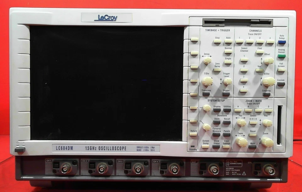 Lecroy LC684DM 1.5 GHz, 2 GS/s, 500 kpts./ch, 4 Channel Oscilloscope 30365 - Image 1 of 2